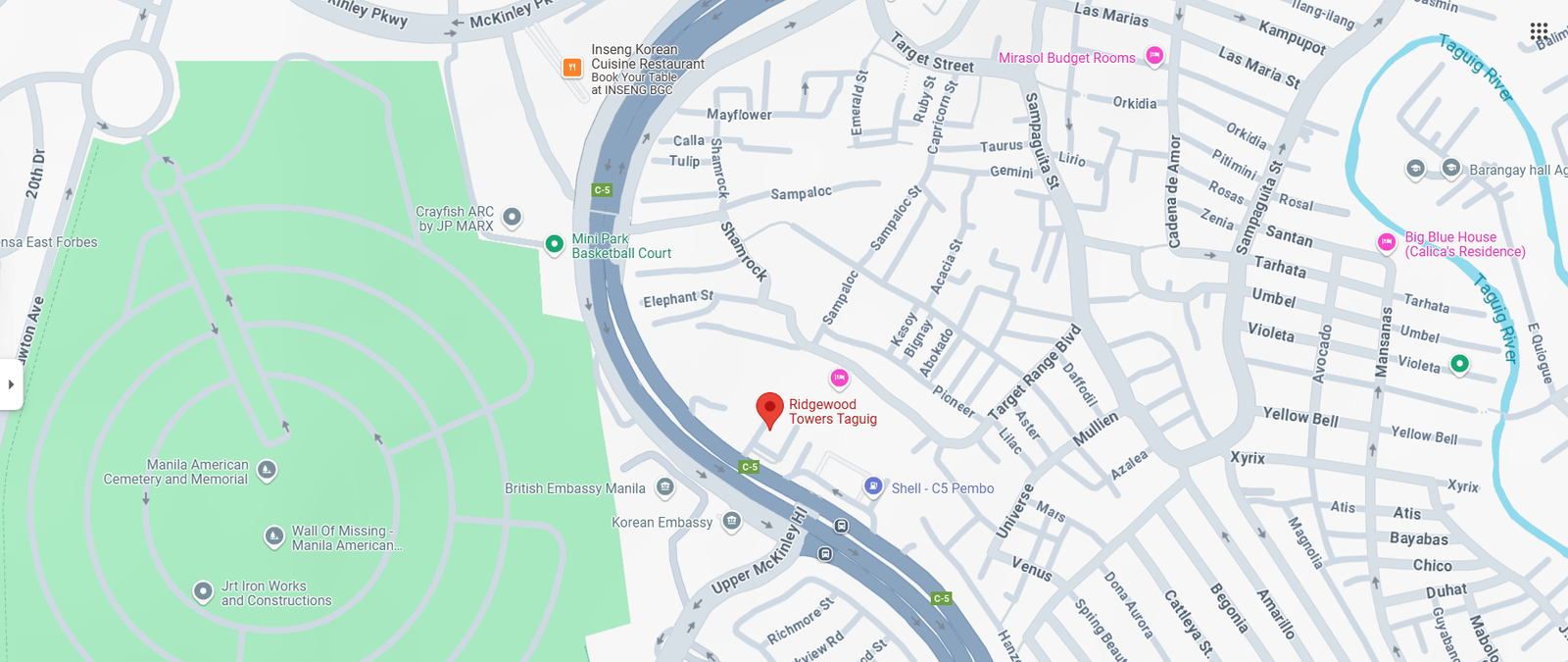 Sandbox 360 Manila Office Location Map