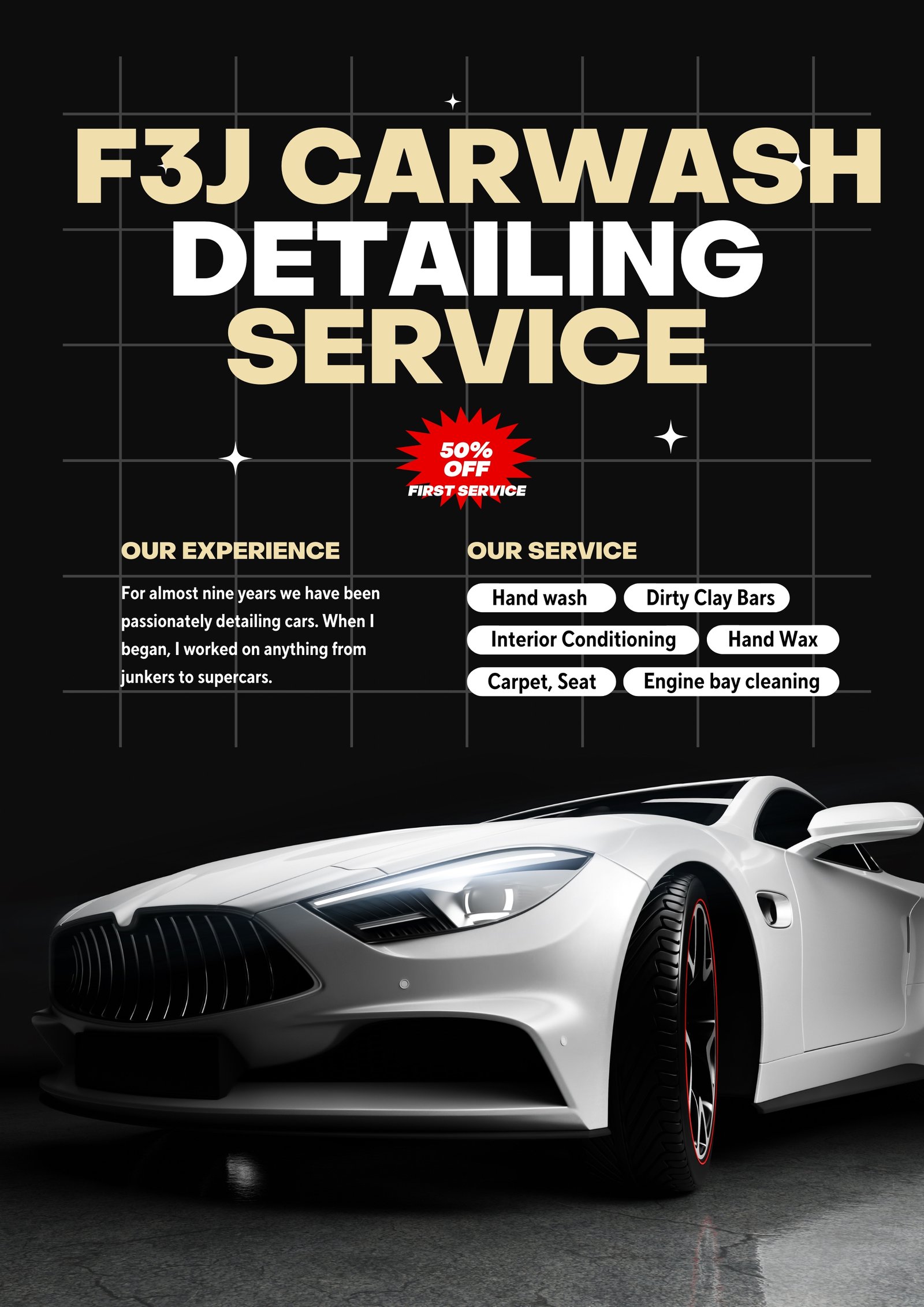 F3J Carwash Detailing Service